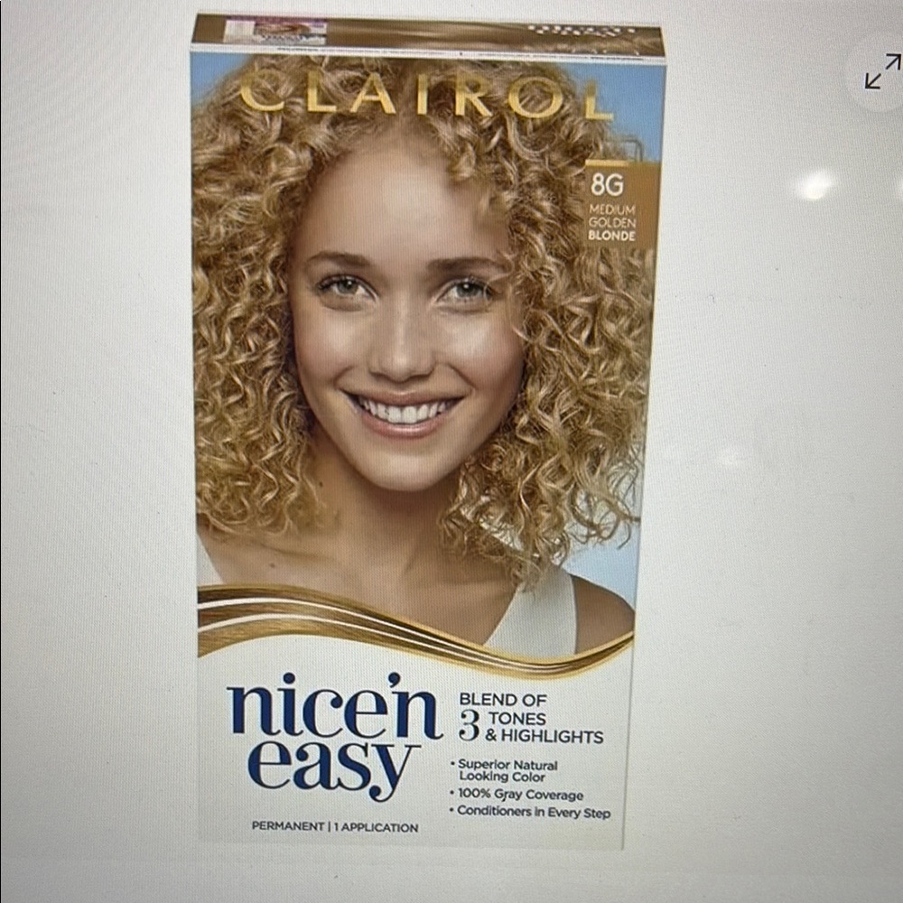 Clairol Nice'n Easy Medium Golden Blonde Hair Color